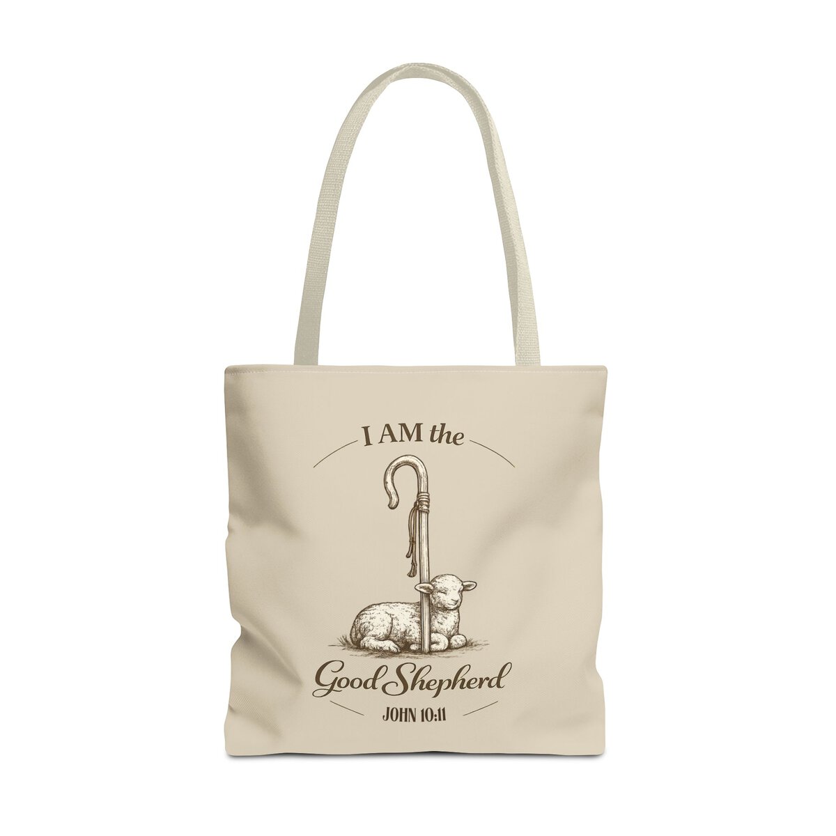 I AM THE GOOD SHEPHERD - JOHN 10:11 - SND - Tote Bag (AOP) - Image 5