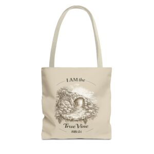I AM THE TRUE VINE - JOHN 15:1 - SND - Tote Bag (AOP)