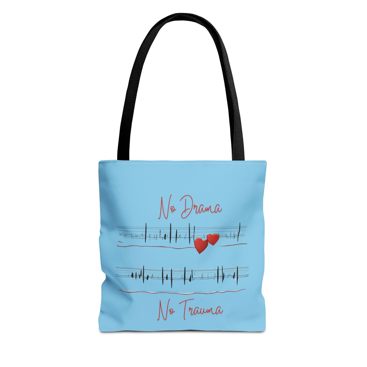 No Drama - No Trauma - SKY BL - Tote Bag (AOP)