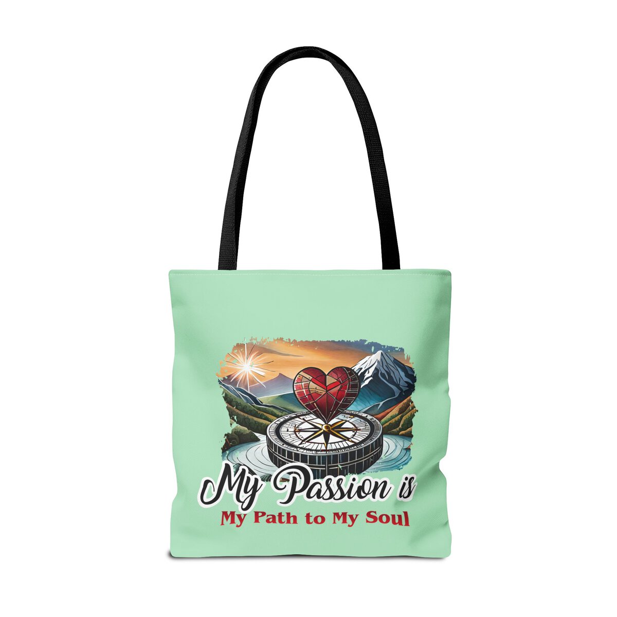 My Passion is MY Path to My Soul - Heart - MNT - Tote Bag (AOP) - Image 14