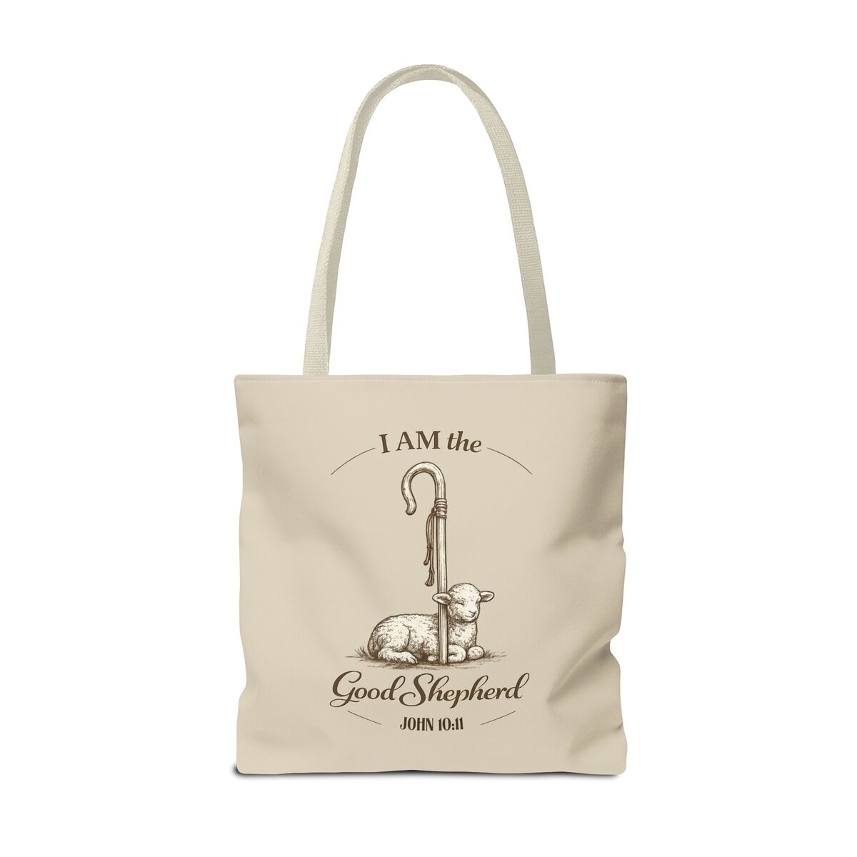 I AM THE GOOD SHEPHERD - JOHN 10:11 - SND - Tote Bag (AOP) - Image 6