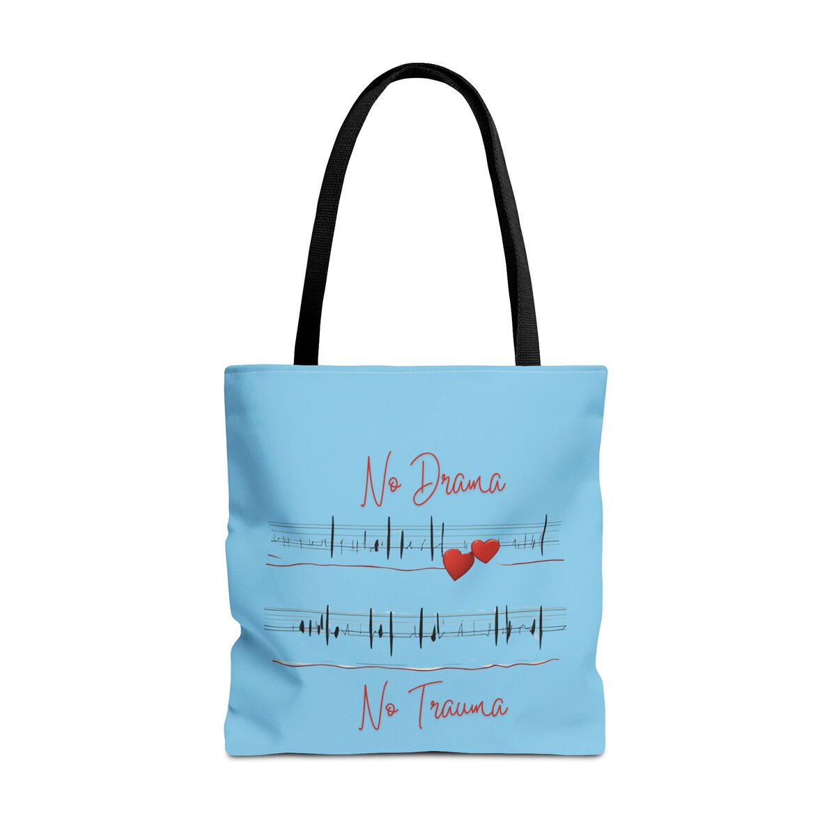 No Drama - No Trauma - SKY BL - Tote Bag (AOP) - Image 13