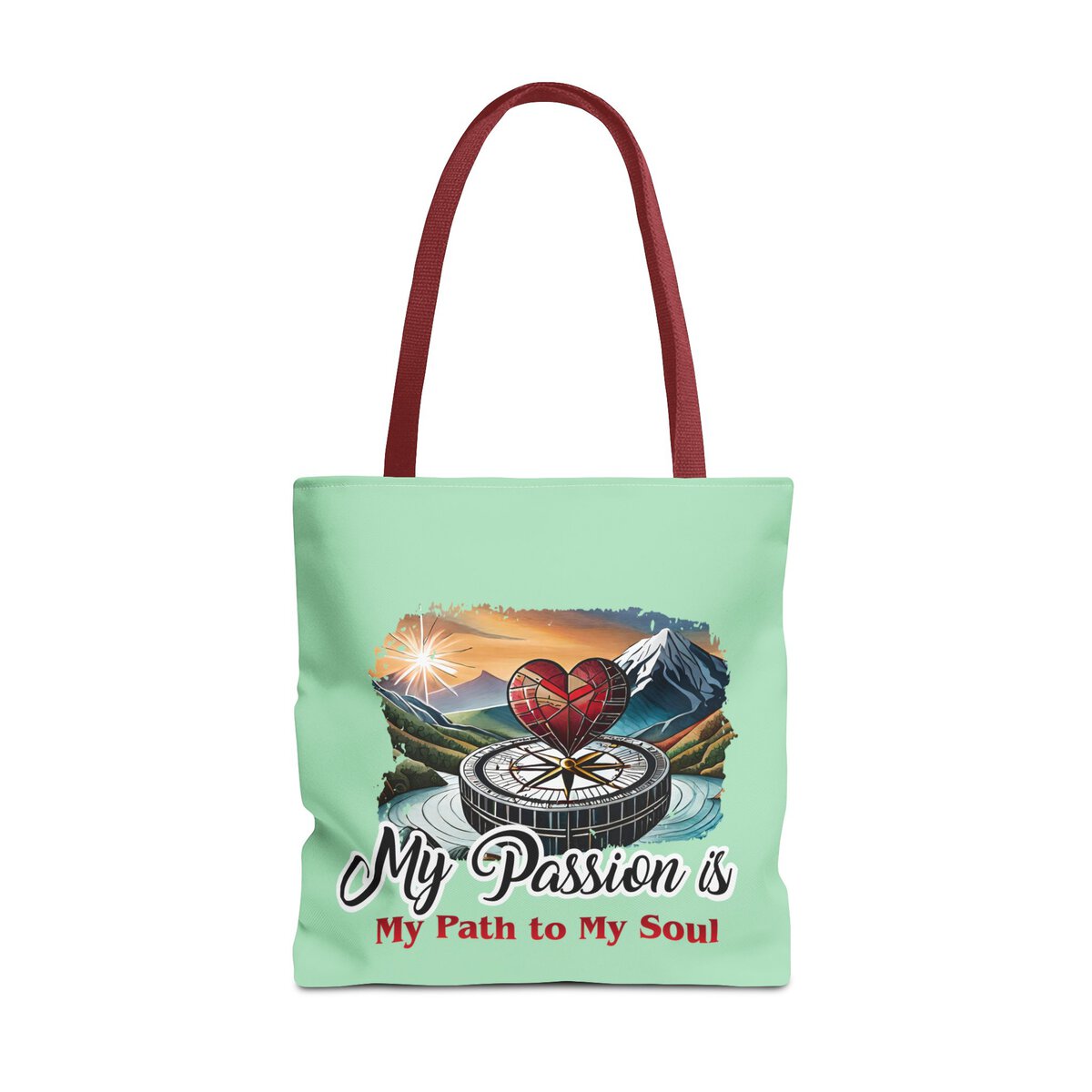 My Passion is MY Path to My Soul - Heart - MNT - Tote Bag (AOP) - Image 15