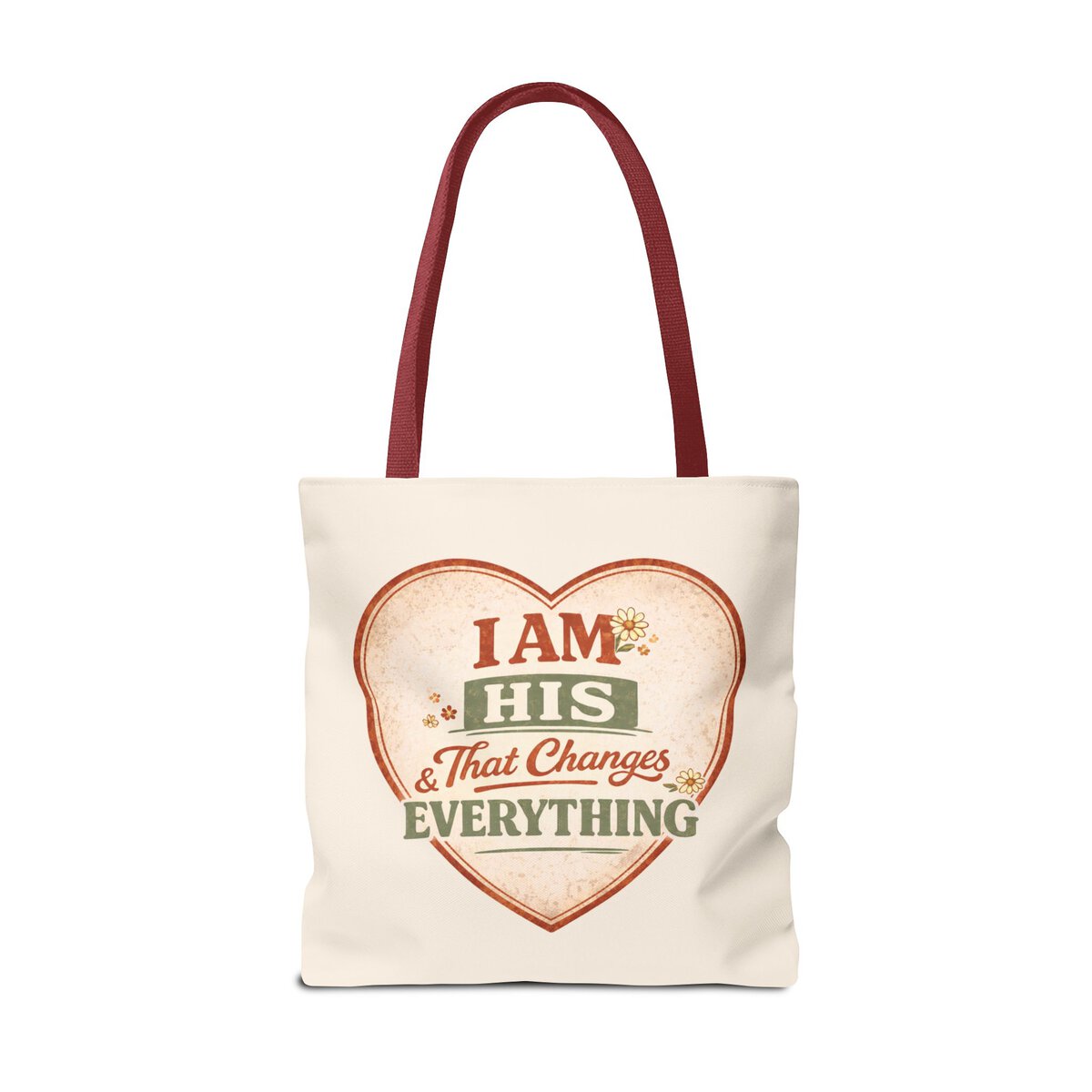 I AM HIS & THAT CHANGES EVERYTHING - HEART - BGE - Tote Bag (AOP) - Image 10