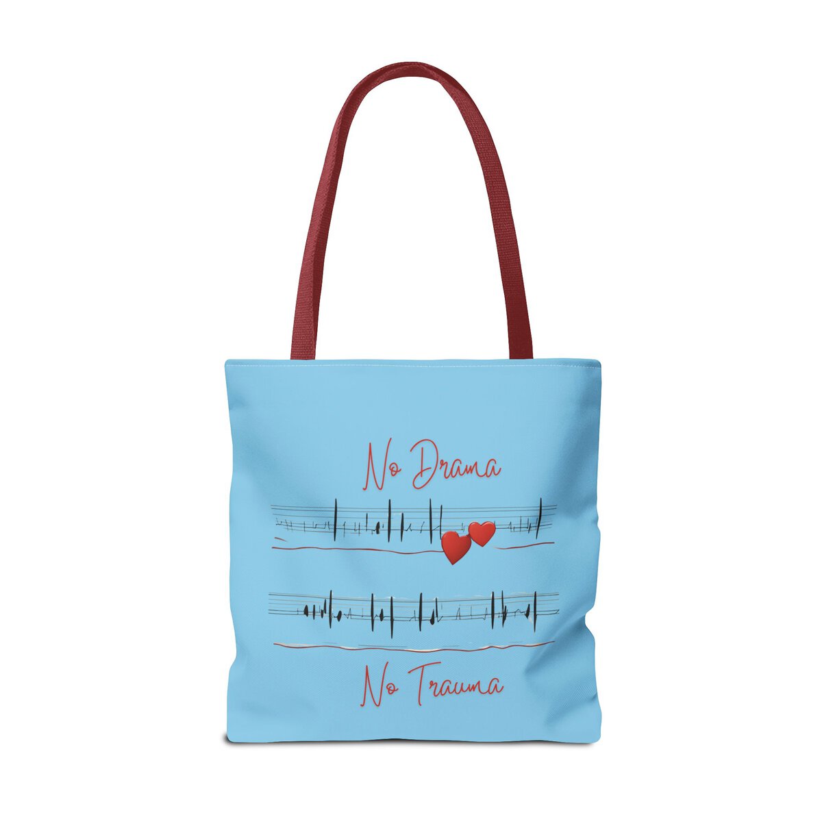 No Drama - No Trauma - SKY BL - Tote Bag (AOP) - Image 16