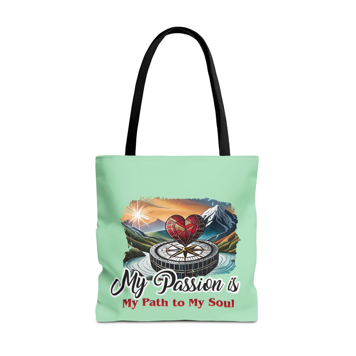 My Passion is MY Path to My Soul - Heart - MNT - Tote Bag (AOP) - Image 13