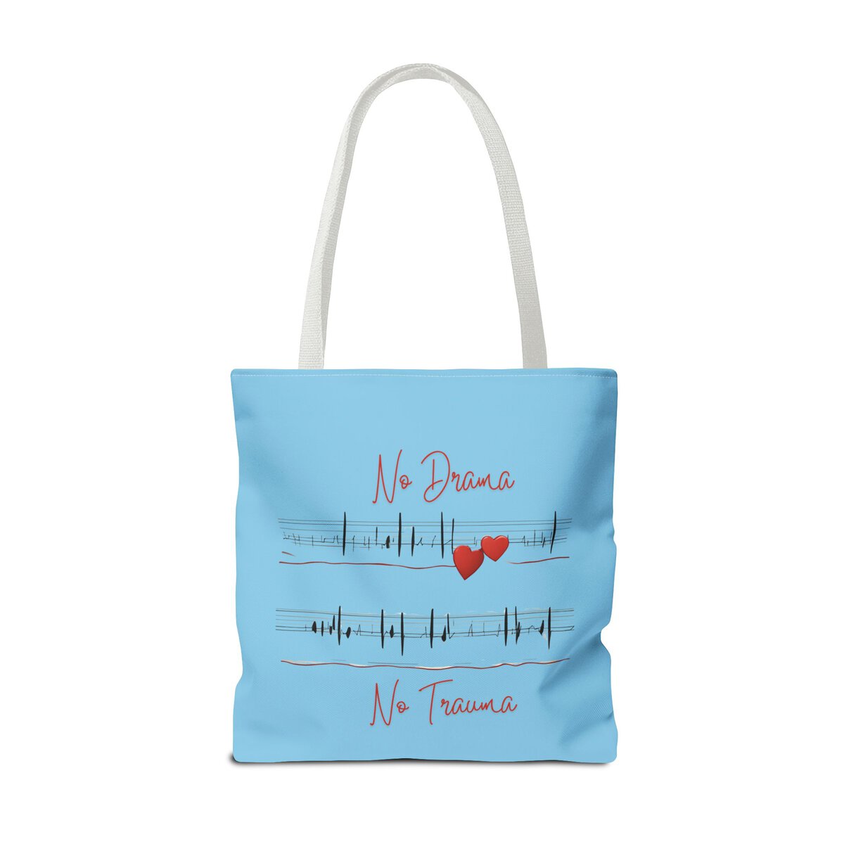 No Drama - No Trauma - SKY BL - Tote Bag (AOP) - Image 18