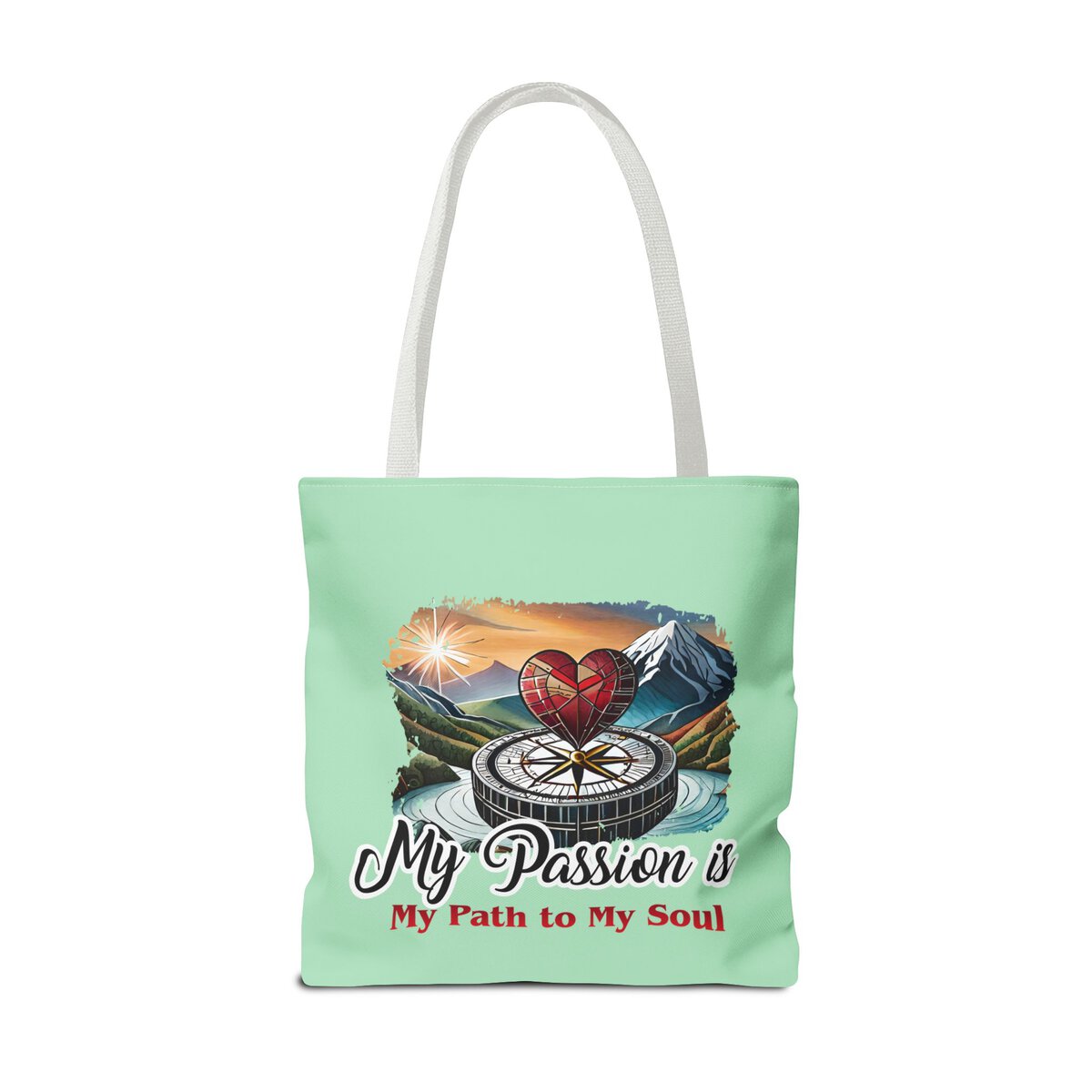 My Passion is MY Path to My Soul - Heart - MNT - Tote Bag (AOP) - Image 18