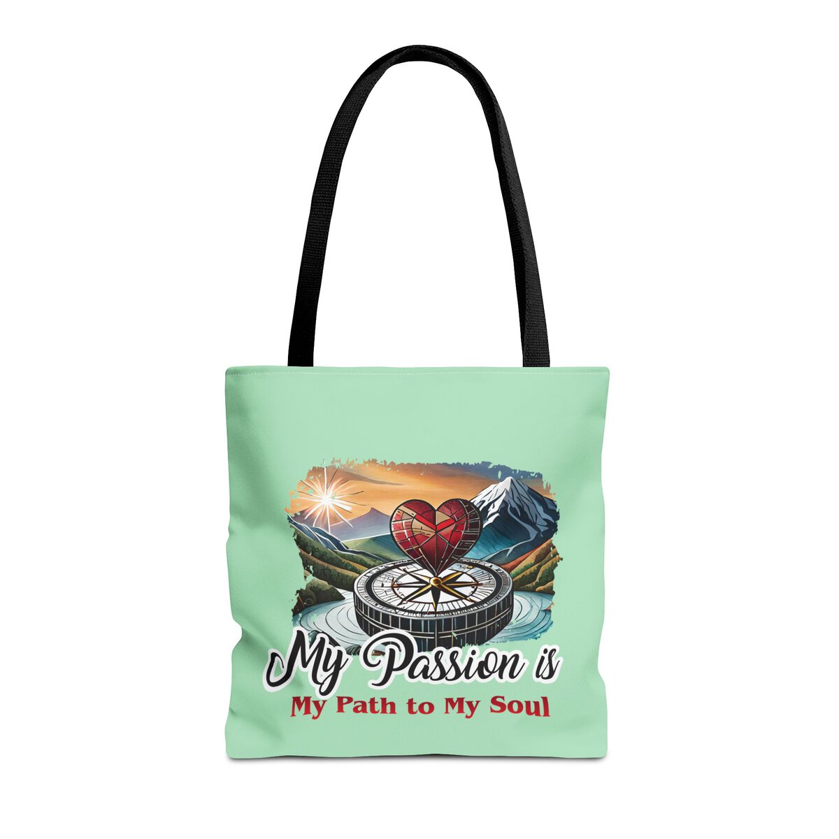 My Passion is MY Path to My Soul - Heart - MNT - Tote Bag (AOP) - Image 7