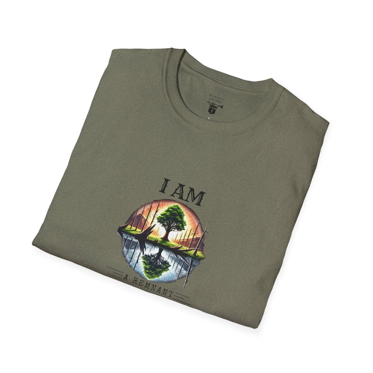 I AM A Remnant Rising - Tree - Unisex Softstyle T-Shirt - Image 18