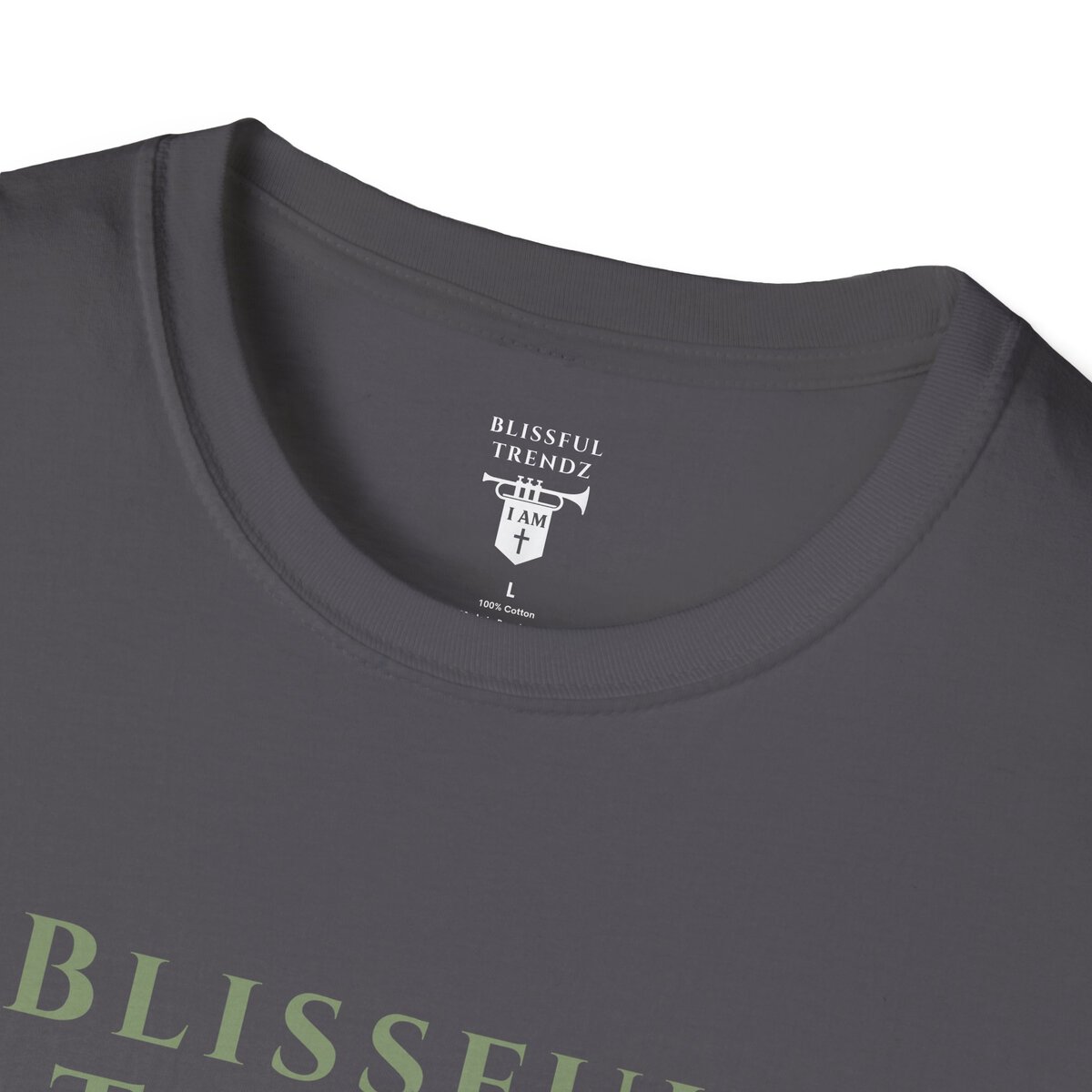 Blissful Trendz - I AM - Banners For The Battle - Raised For The Nations - SGE - Unisex Softstyle T-Shirt - Image 23