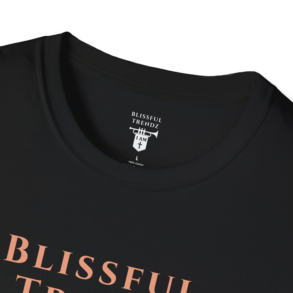 Blissful Trendz - I AM - Banners For The Battle - Raised For The Nations - PCH - Unisex Softstyle T-Shirt - Image 5