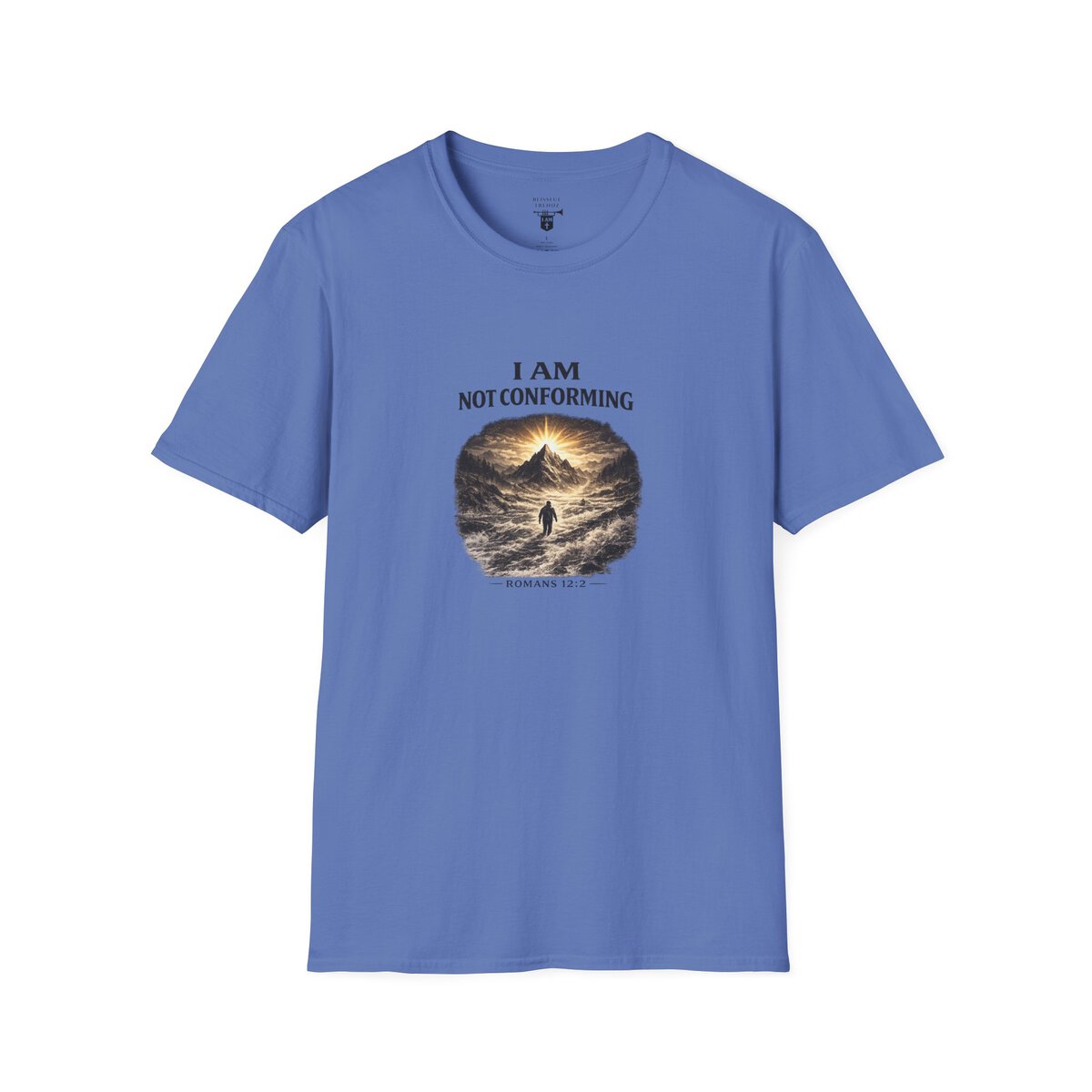 I AM Not Conforming - ROMANS 12:2 - Walking Against Current - Unisex Softstyle T-Shirt - Image 31