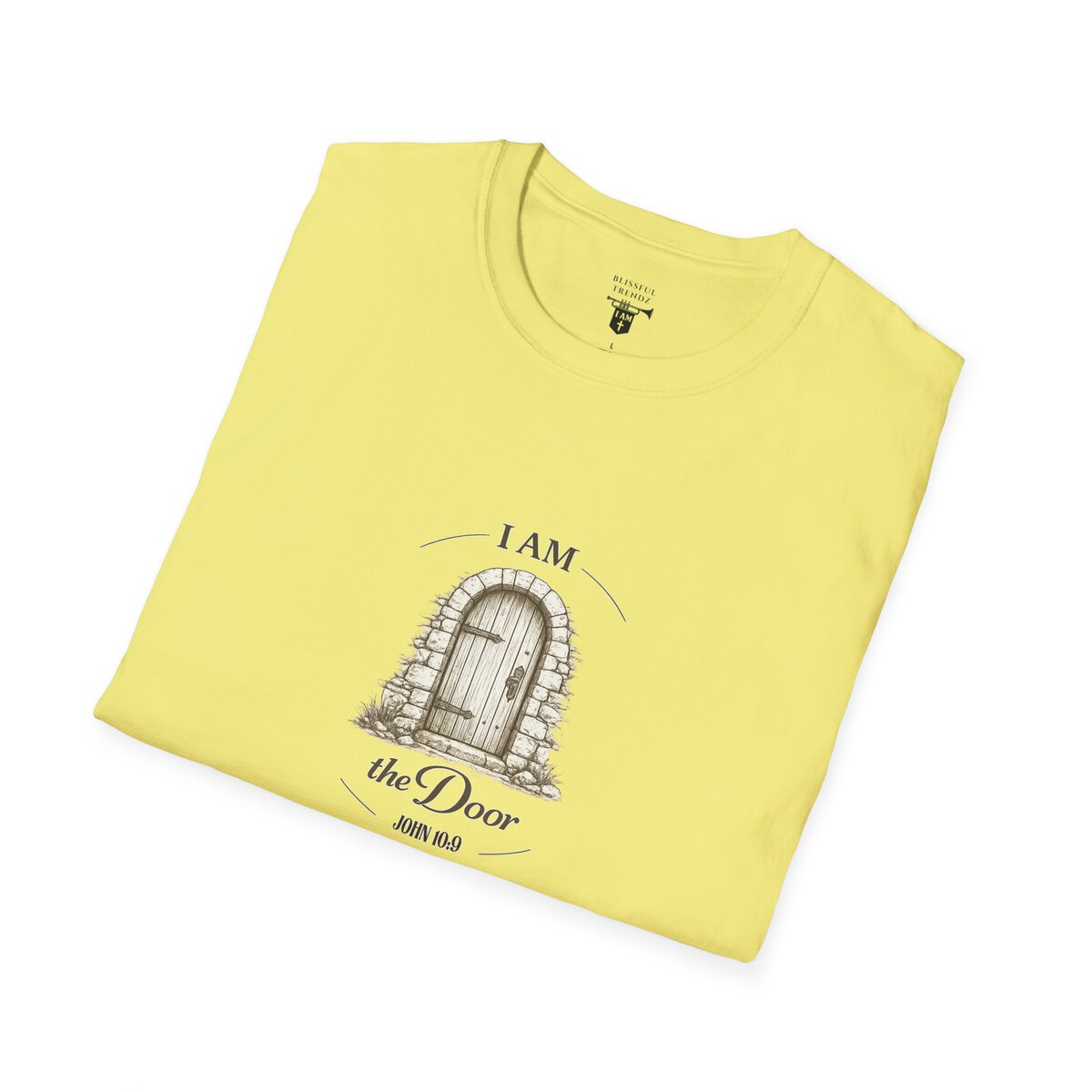 I AM the Door - JOHN 10:9 - Unisex Softstyle T-Shirt - Image 3