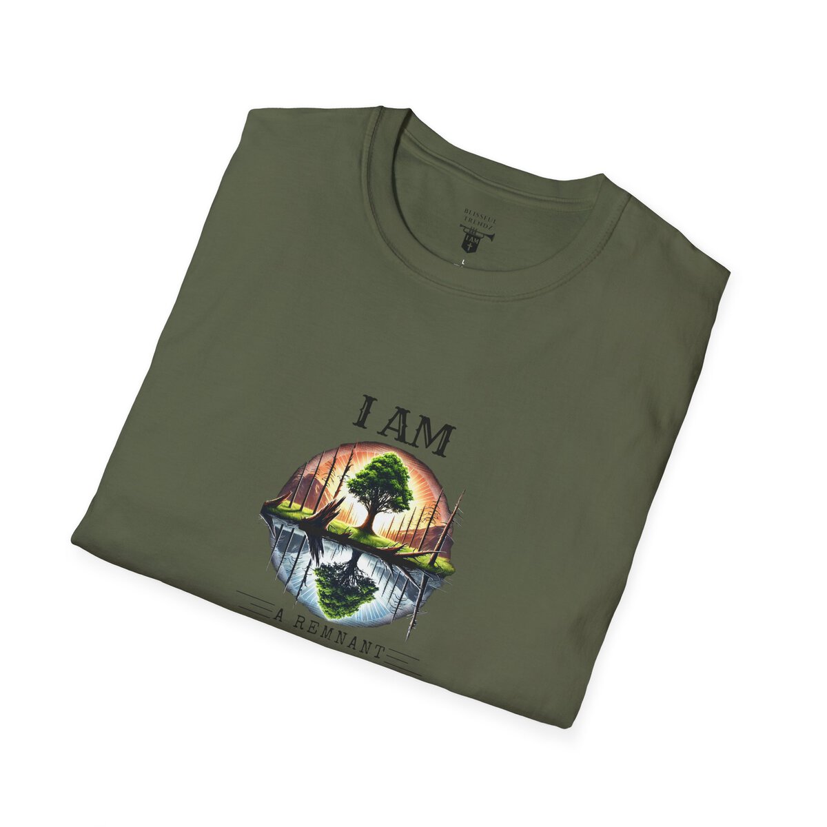 I AM A Remnant Rising - Tree - Unisex Softstyle T-Shirt - Image 21