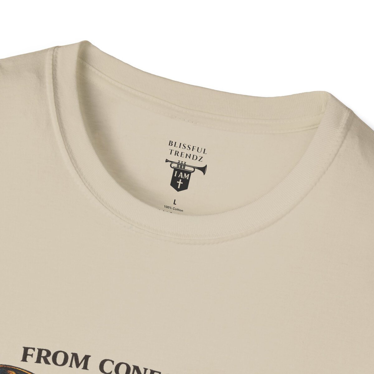 FROM CONFORMITY TO CHRIST - ROMANS 12:2 - BUTTERFLY - Unisex Softstyle T-Shirt - Image 14