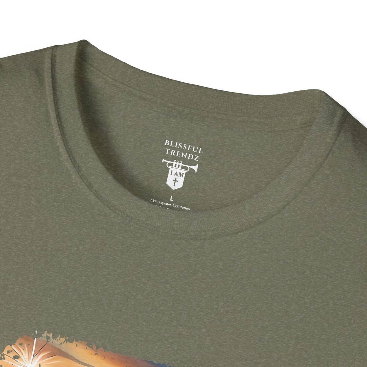 My Passion is My Path to My Soul - Compass with Heart - Unisex Softstyle T-Shirt - Image 14