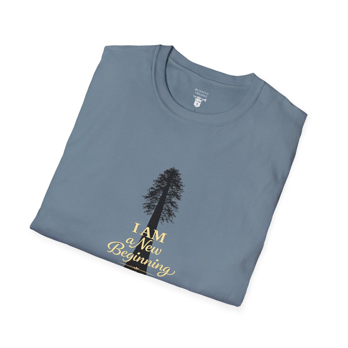 I Am a New Beginning - ISAIAH 43:19 - Sequoia Tree - Unisex Softstyle T-Shirt - Image 24