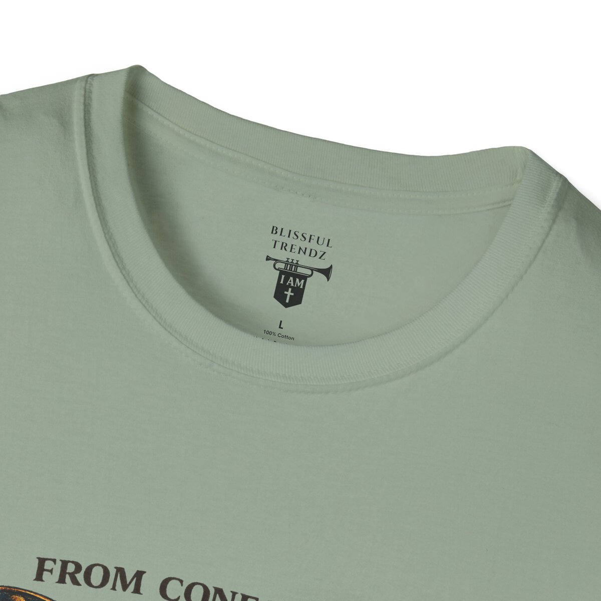 FROM CONFORMITY TO CHRIST - ROMANS 12:2 - BUTTERFLY - Unisex Softstyle T-Shirt - Image 26