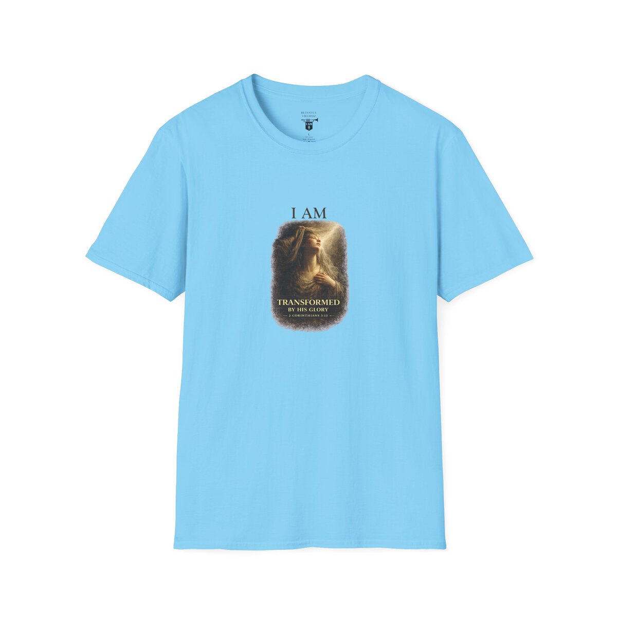 I AM Transformed By His Glory - 2 CORINTHIANS 3:18 - Veil Lifted - Unisex Softstyle T-Shirt - Image 22