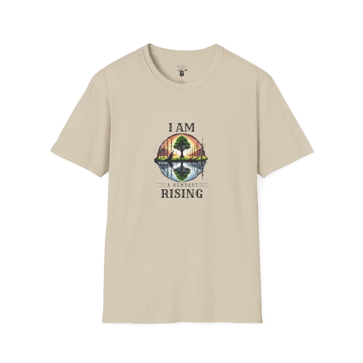 I AM A Remnant Rising - Tree - Unisex Softstyle T-Shirt - Image 7