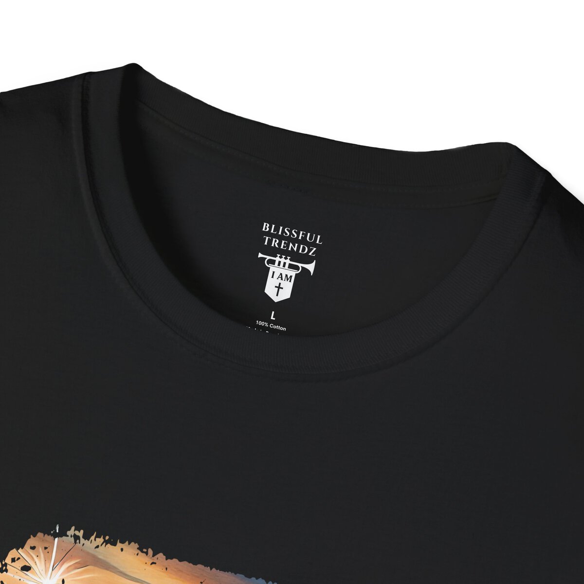 My Passion is My Path to My Soul - Compass with Heart - Unisex Softstyle T-Shirt - Image 5