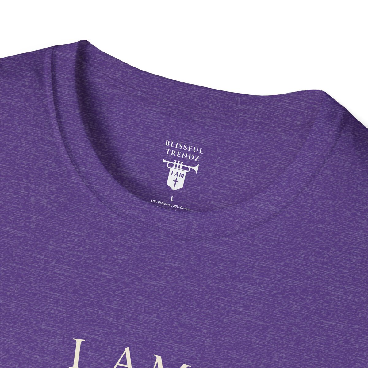 I AM Walking In Resurrection Power - Cross with Footprints - Unisex Softstyle T-Shirt - Image 38