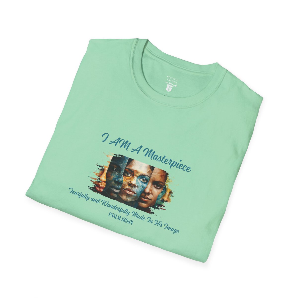 I AM A Masterpiece - Fearfully and Wonderfully Made In His Image - PSALM 139:14 - Unisex Softstyle T-Shirt - Image 24