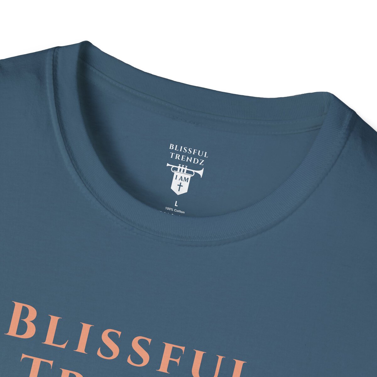 Blissful Trendz - I AM - Banners For The Battle - Raised For The Nations - PCH - Unisex Softstyle T-Shirt - Image 20