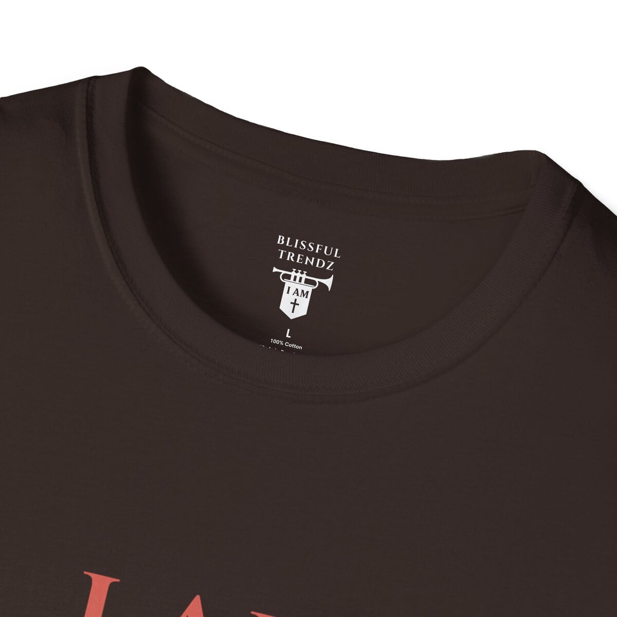 I AM Living a Christlike Life - 1 John 2:6 - Olive Branch - Unisex Softstyle T-Shirt - Image 14