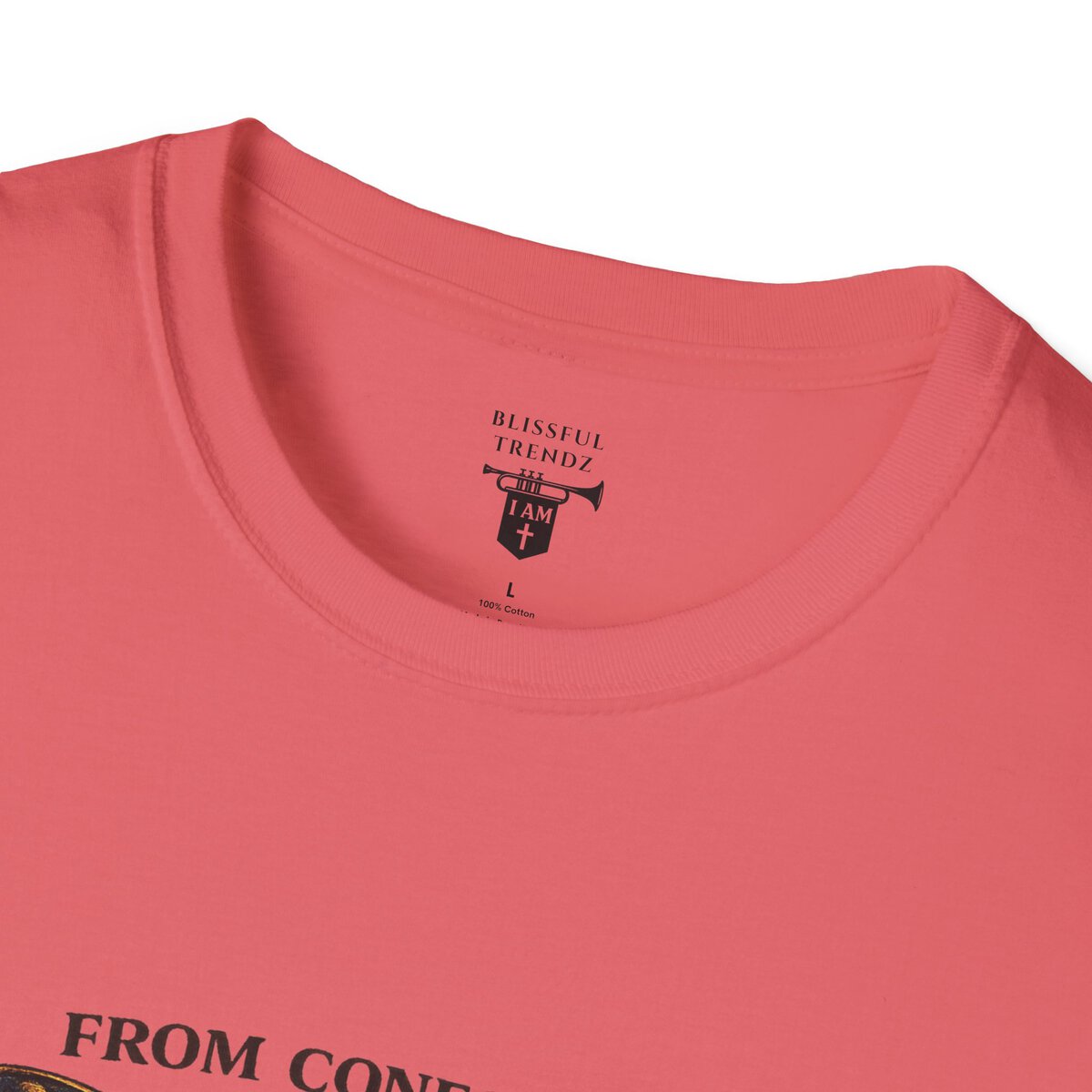 FROM CONFORMITY TO CHRIST - ROMANS 12:2 - BUTTERFLY - Unisex Softstyle T-Shirt - Image 11