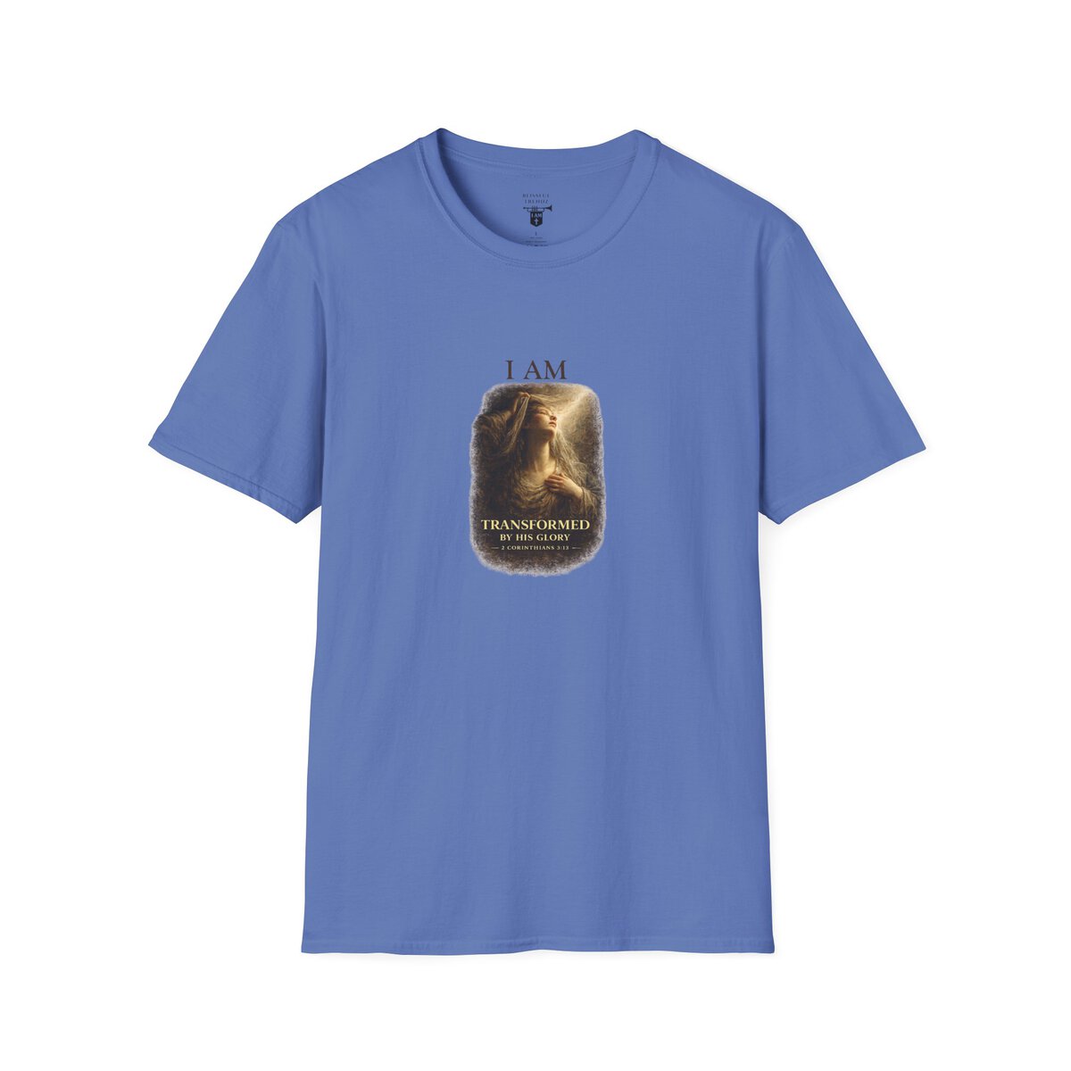I AM Transformed By His Glory - 2 CORINTHIANS 3:18 - Veil Lifted - Unisex Softstyle T-Shirt - Image 25