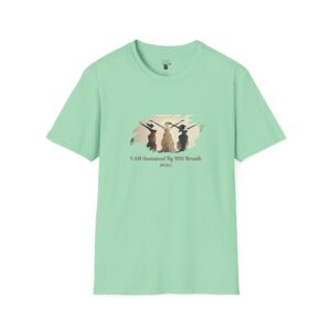 I AM Sustained By HIS Breath - JOB 33:4 - Unisex Softstyle T-Shirt
