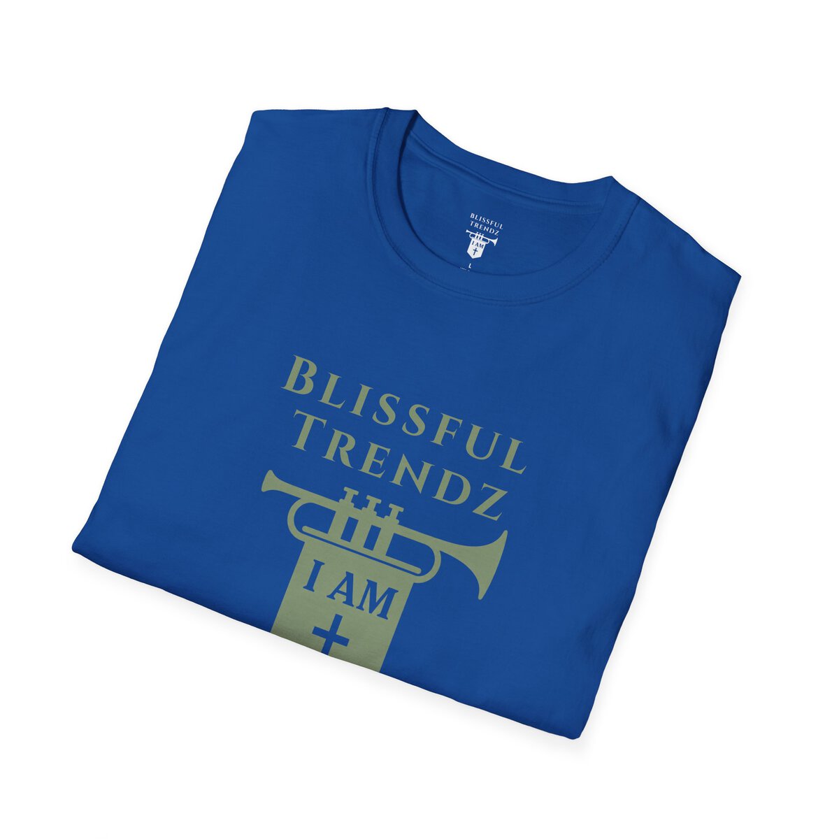 Blissful Trendz - I AM - Banners For The Battle - Raised For The Nations - SGE - Unisex Softstyle T-Shirt - Image 36