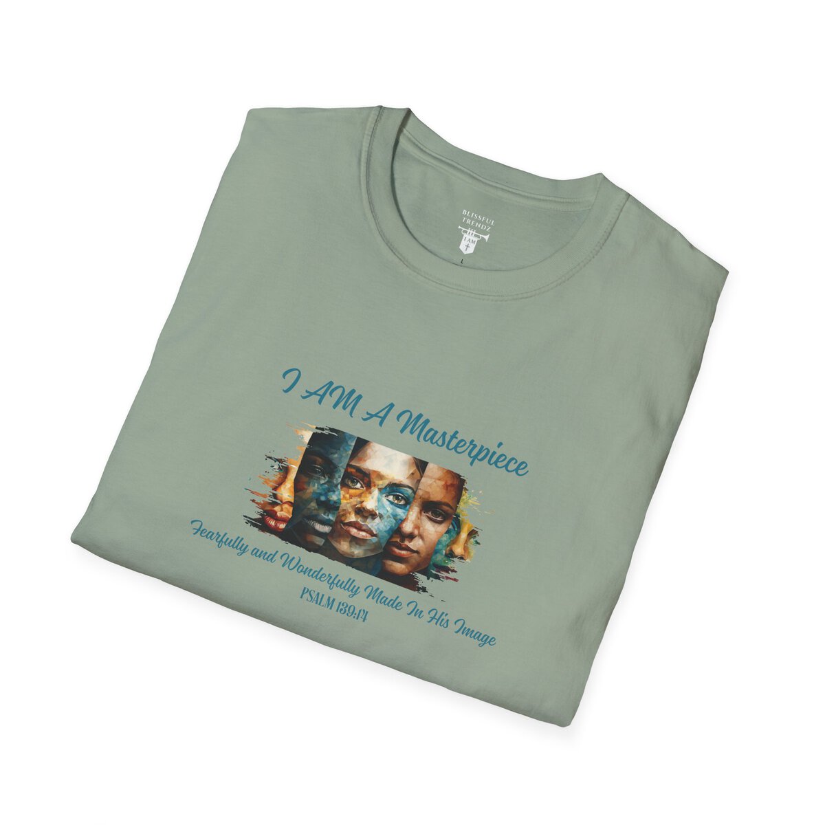 I AM A Masterpiece - Fearfully and Wonderfully Made In His Image - PSALM 139:14 - Unisex Softstyle T-Shirt - Image 21