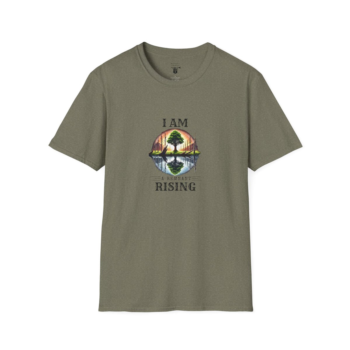 I AM A Remnant Rising - Tree - Unisex Softstyle T-Shirt - Image 16