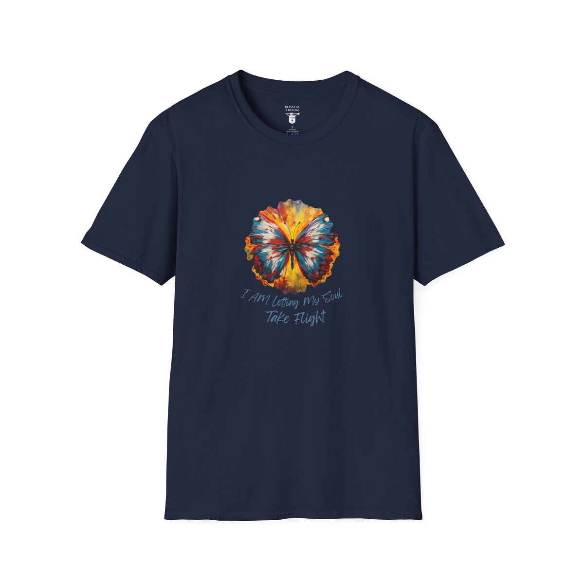 I AM Letting My Soul Take Flight - Butterfly - Unisex Softstyle T-Shirt
