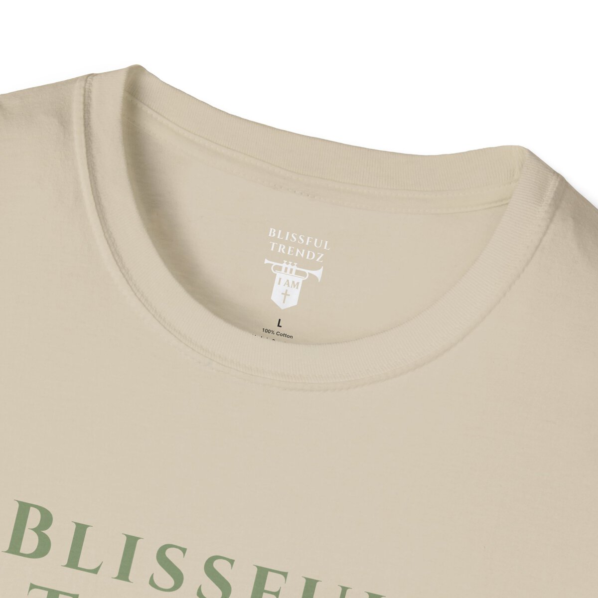 Blissful Trendz - I AM - Banners For The Battle - Raised For The Nations - SGE - Unisex Softstyle T-Shirt - Image 11