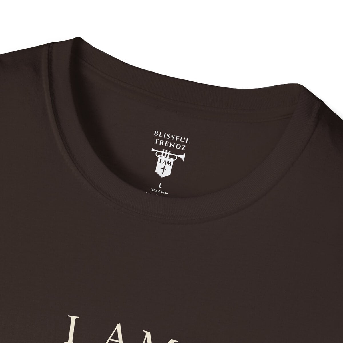 I AM Walking In Resurrection Power - Cross with Footprints - Unisex Softstyle T-Shirt - Image 11