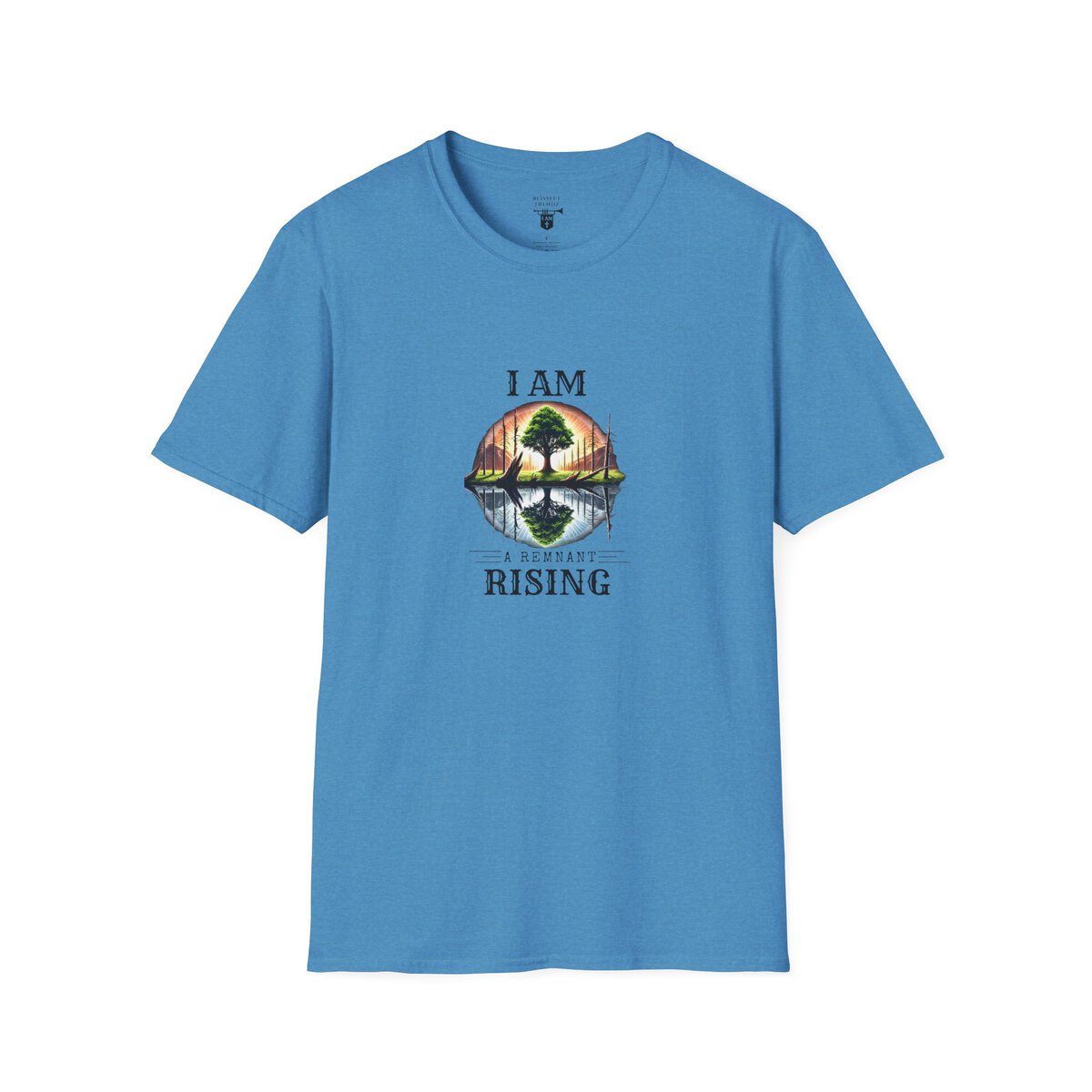 I AM A Remnant Rising - Tree - Unisex Softstyle T-Shirt