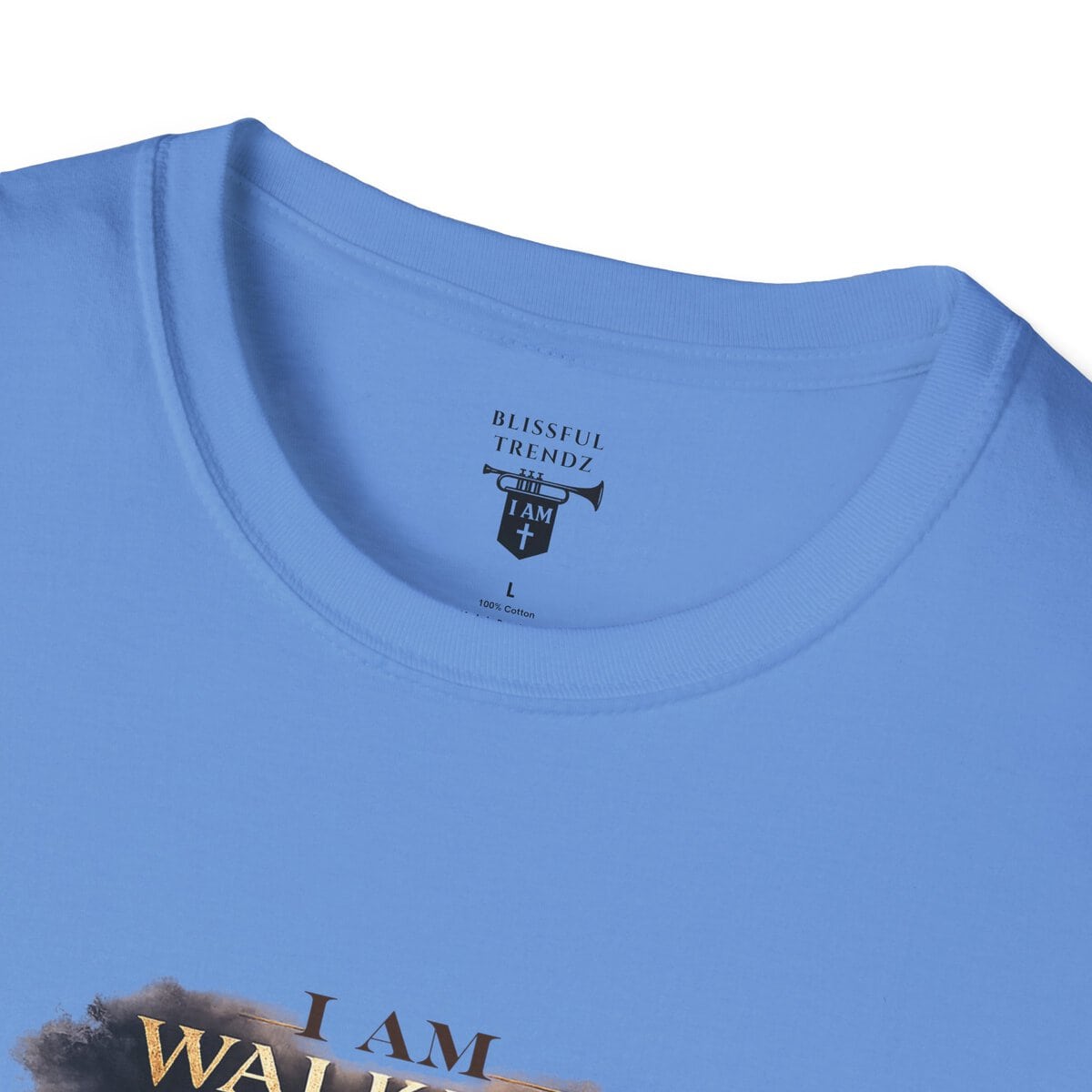 I AM WALKING WITH THEE DAILY - PSALM 119:105 - SCRIPTURE - Unisex Softstyle T-Shirt - Image 32