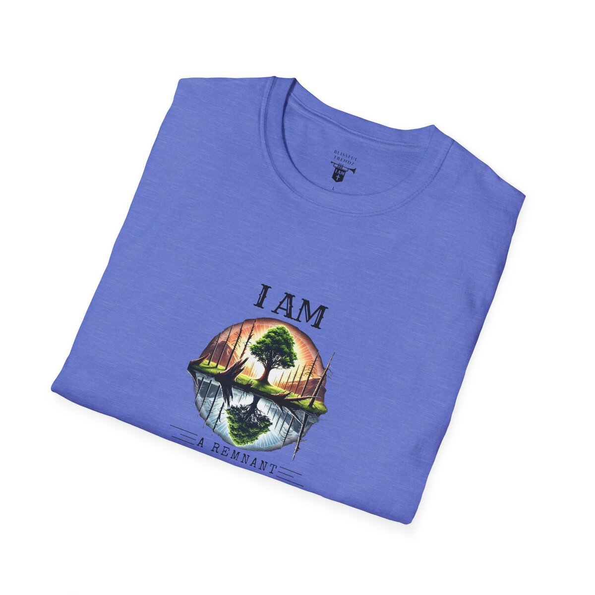 I AM A Remnant Rising - Tree - Unisex Softstyle T-Shirt - Image 33