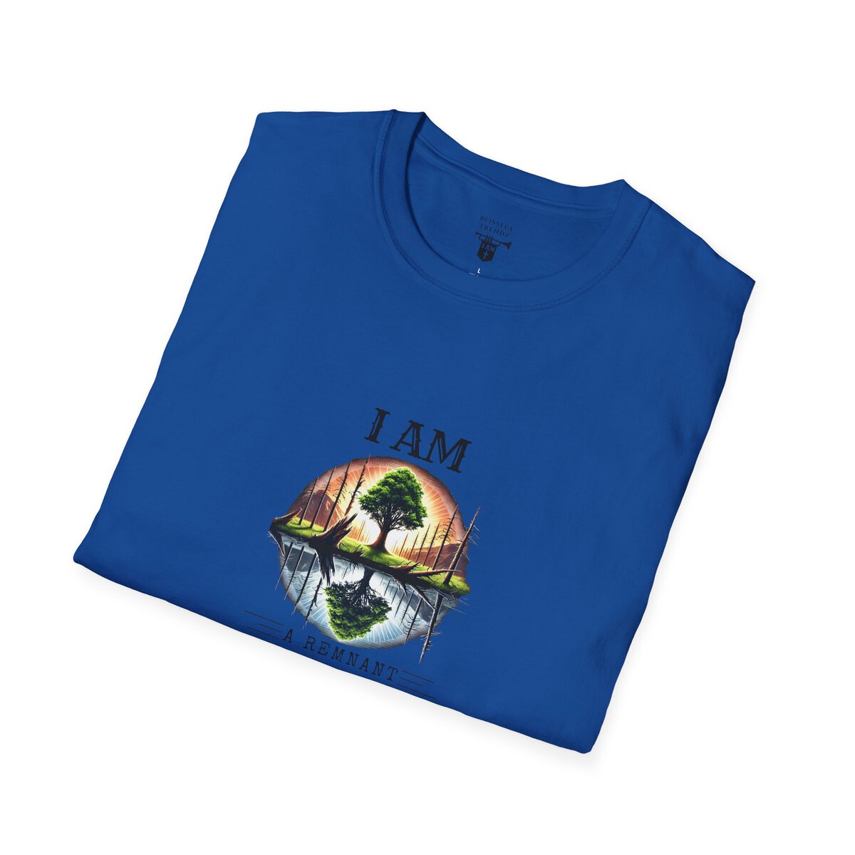 I AM A Remnant Rising - Tree - Unisex Softstyle T-Shirt - Image 45