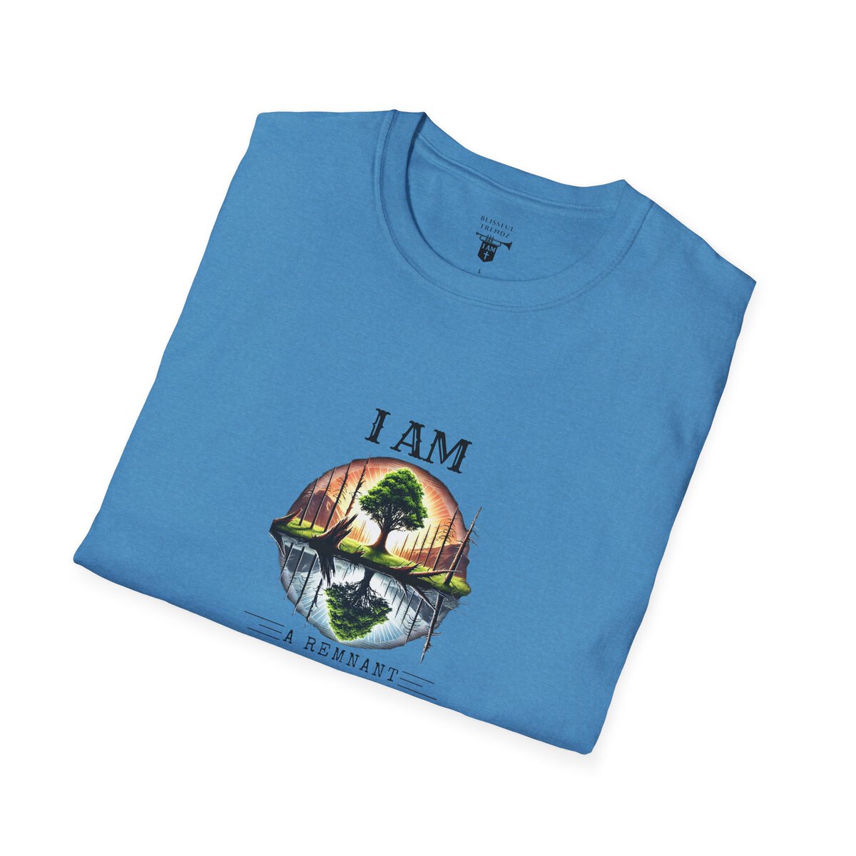 I AM A Remnant Rising - Tree - Unisex Softstyle T-Shirt - Image 3