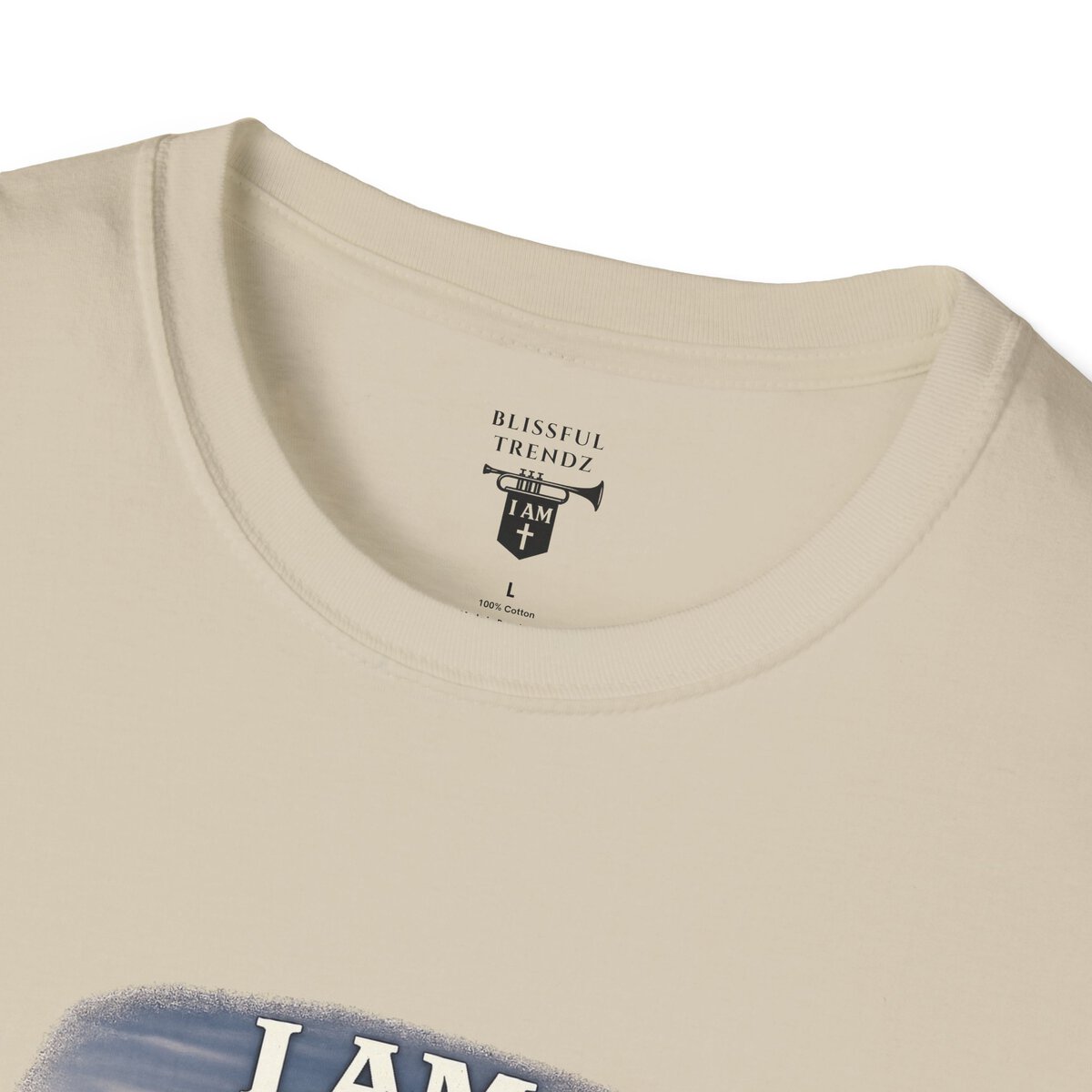 I AM REFINED BY FIRE - 1 PETER 1:7 - CAMPFIRE - Unisex Softstyle T-Shirt - Image 11