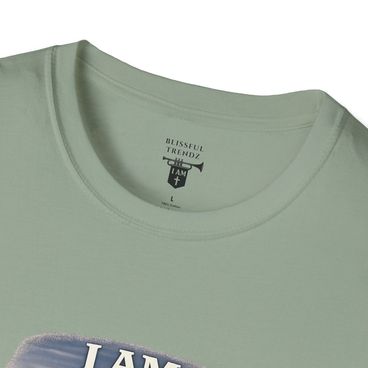 I AM REFINED BY FIRE - 1 PETER 1:7 - CAMPFIRE - Unisex Softstyle T-Shirt - Image 17