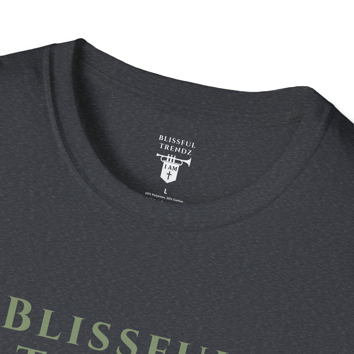 Blissful Trendz - I AM - Banners For The Battle - Raised For The Nations - SGE - Unisex Softstyle T-Shirt - Image 2