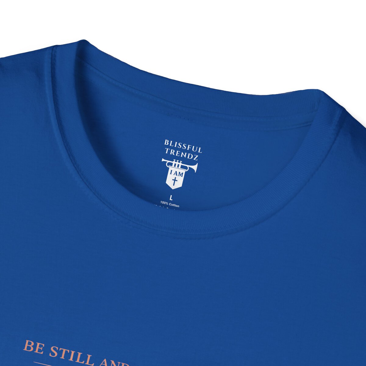 Be Still And Know That I AM God - PSALM 46:10 - Mountains - MTD PCH - Unisex Softstyle T-Shirt - Image 2