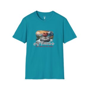 My Passion is My Path to My Soul - Compass with Heart - Unisex Softstyle T-Shirt