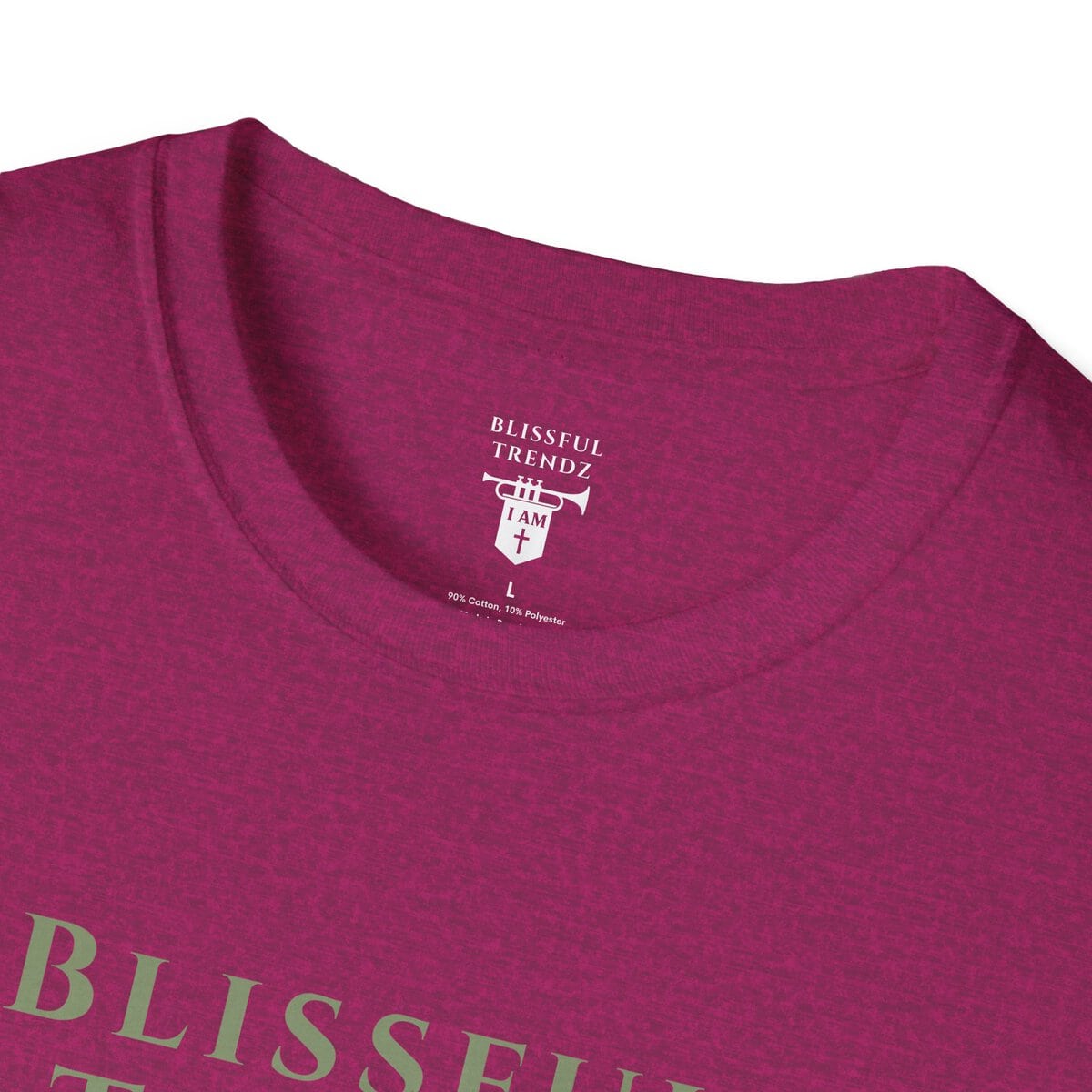Blissful Trendz - I AM - Banners For The Battle - Raised For The Nations - SGE - Unisex Softstyle T-Shirt - Image 17